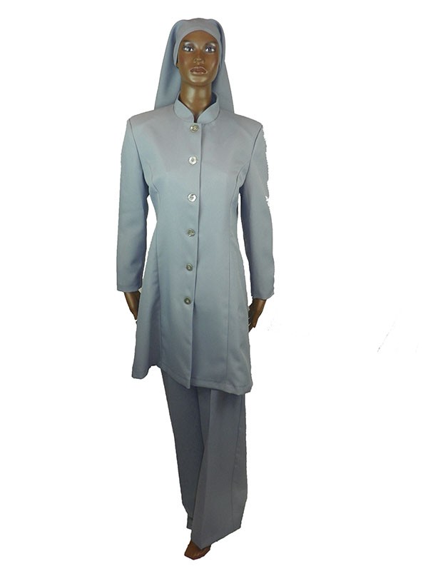 3 Piece Gray Pantsuit