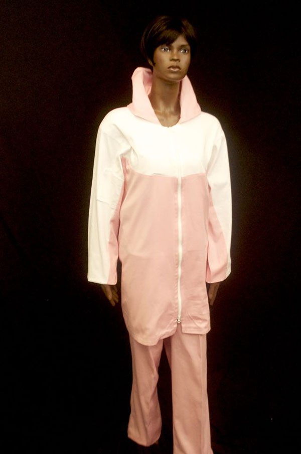 Pink and White Women's Jogging Suit