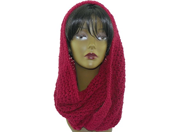 Burgundy Infinity Scarf