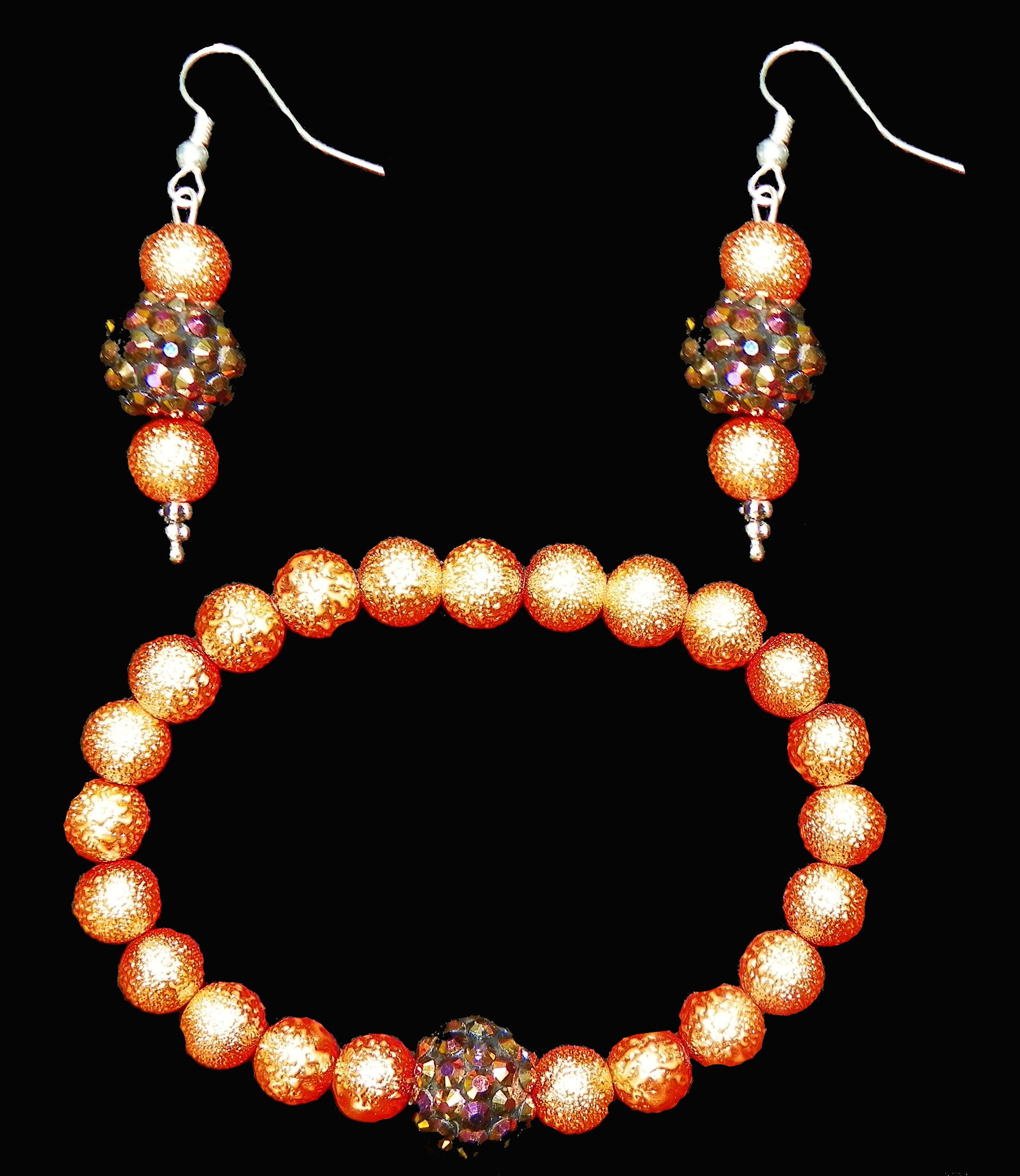 Orange Bracelet Set