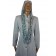 3 Strand Infinity Chain Scarf (Blue/Black/Grey/White)