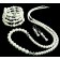 3 piece crystal and pearl set