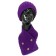 Neck warmer and Hat in Purple