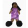 Multi-color purple Rag Doll